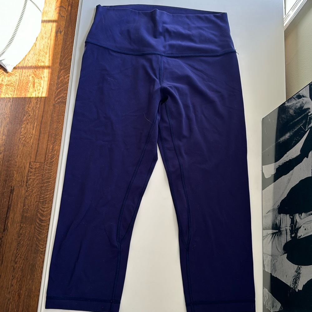 Purple Lululemon Capri Leggings